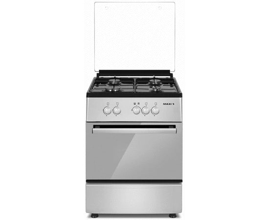 MAXI Gas Cooker 60 * 60 4B Basic Black Grey