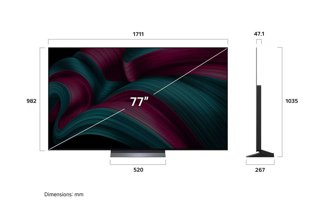 LG TV 77 C56LA 77 inch