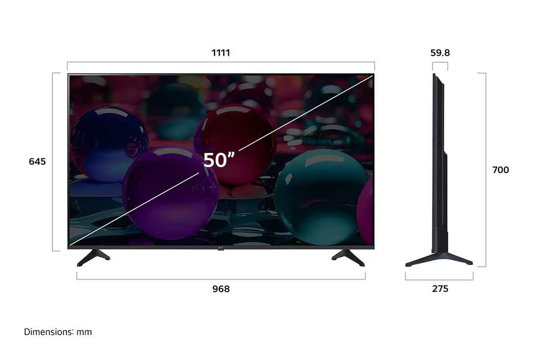 LG TV 50UA73006LA 50 inch UHD