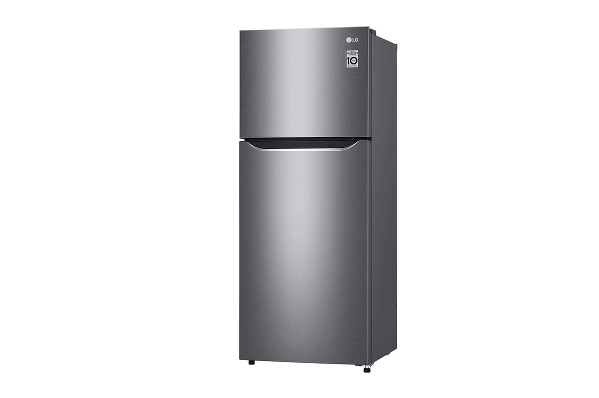LG 205L NON FROST DOUBLE DOOR TOP MOUNT FREEZER R600 GAS REF 202 SQB