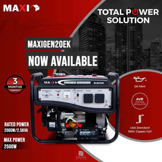 Maxi EK20 2.5 KVA Generator