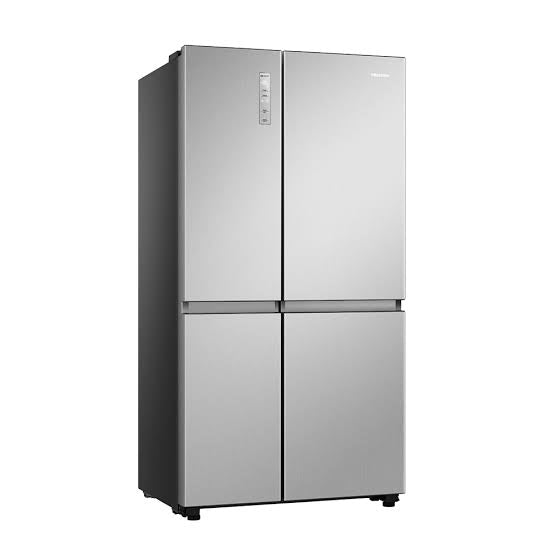 Hisense REF87WS 637L Refrigerator (No Frost, Low Noise, Eco‑Friendly, Silver Finish, R600 Gas)