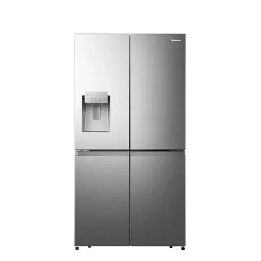 Hisense 538 Liters 4 Door Side by Side Refrigerator with Water Dispenser and Ice Maker | REF 68 WCS