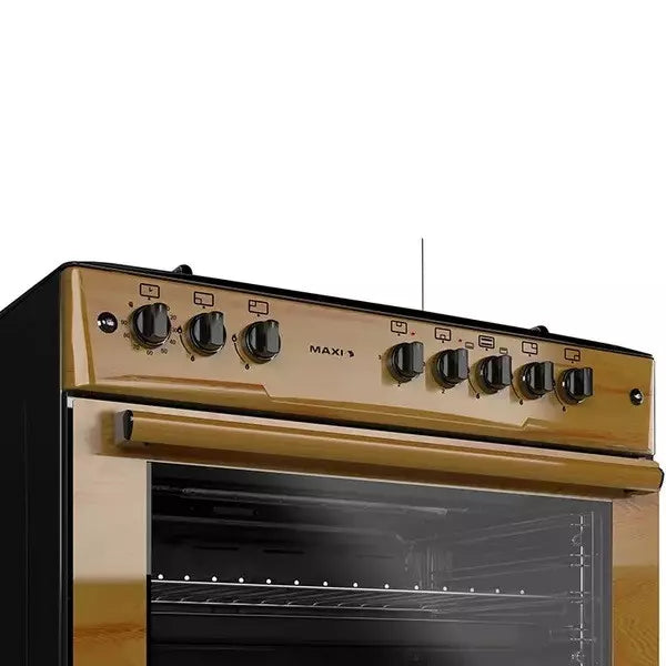 MAXI GAS COOKER 60*90 (4+2) WOOD 60 CM * 90 CM