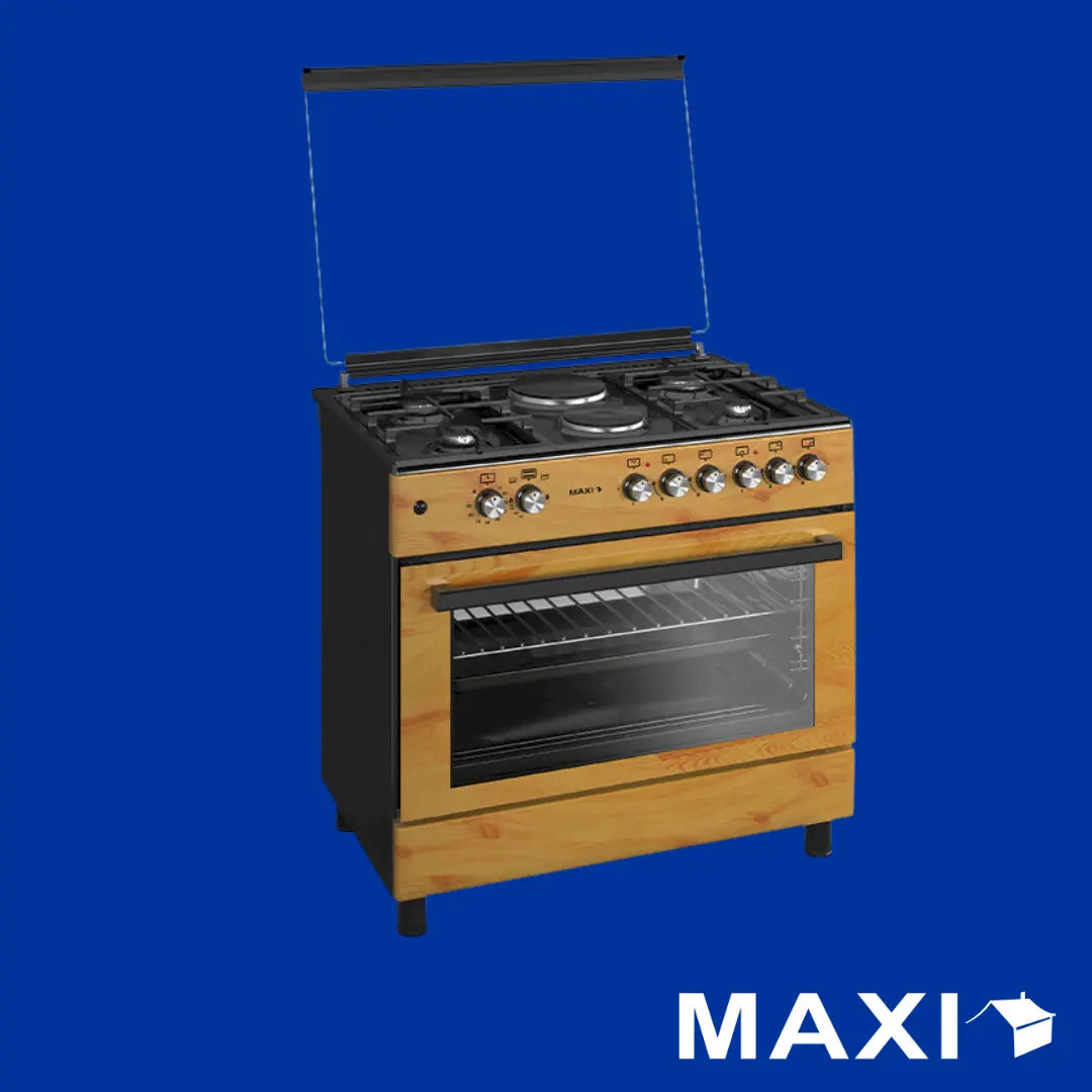 MAXI GAS COOKER 60*90 (4+2) WOOD 60 CM * 90 CM