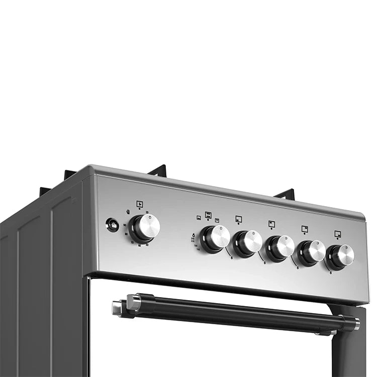 MAXI GAS COOKER 60CM*60CM M4 Inox 3 Gas & 1 Electrical