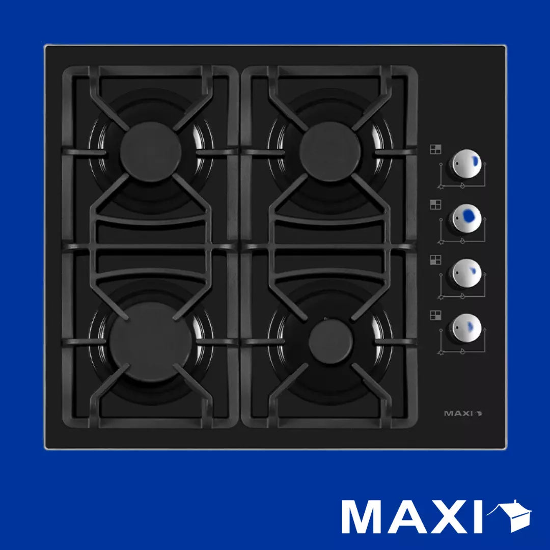 MAXI TABLETOP GAS COOKER 6060 T-840 60*60 CM 4 BURNERS