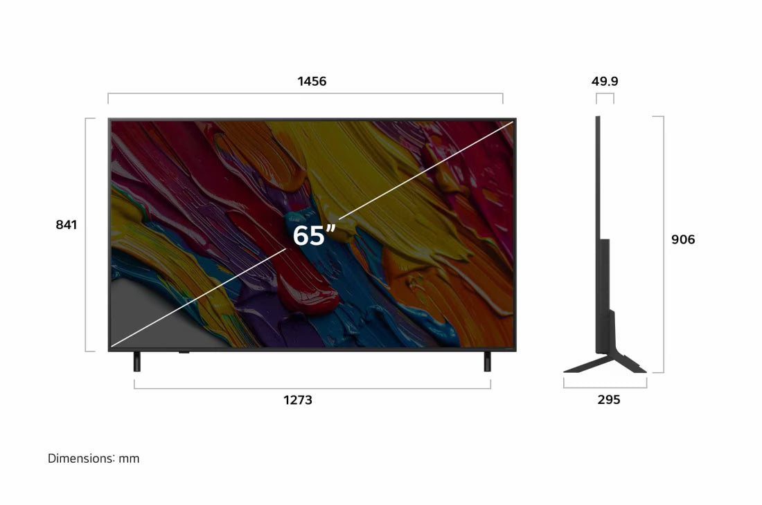 LG TV65QNED82A6A 65 inch QNED AI THINK