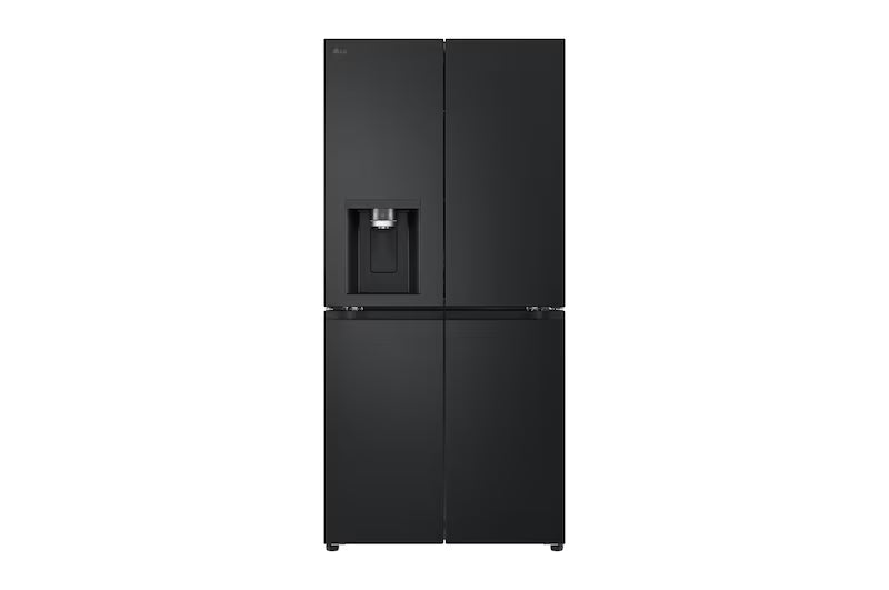 LG REF 22FFQPB 570 L French Door with Ice and Water Dispenser in Black Finish