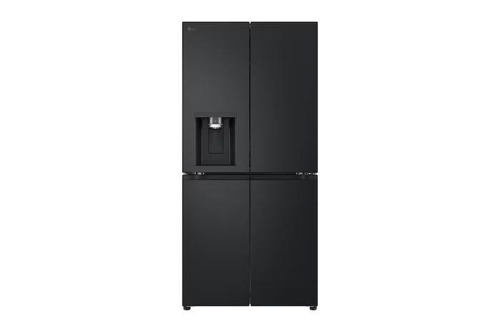 LG REF 22FFQPB 570 L French Door with Ice and Water Dispenser in Black Finish