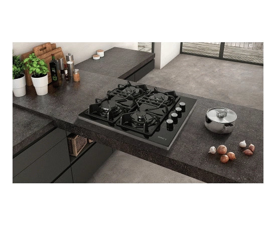 Maxi Table Top Gas Cooker 60*60 T-840 (4B) Black