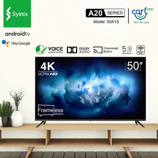 Syinix 50" 4K ULTRA HD ANDROID SMART TV