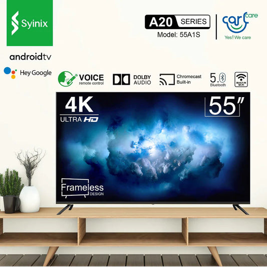 Syinix 55" 4K ULTRA HD ANDROID SMART TV
