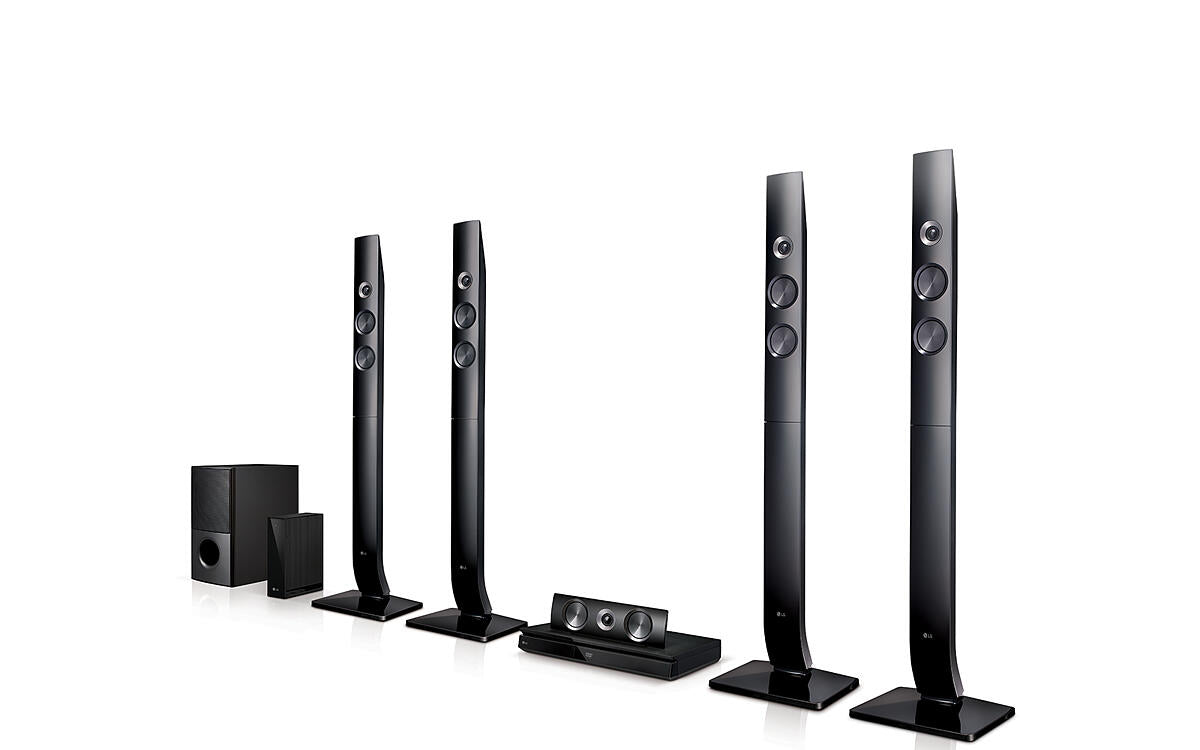 LG LHD756W 1200W 5.1CH Home Theater System, 1080P Upscaling, USB Content Playback Including MKV Format