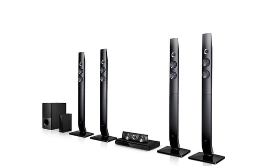 LG LHD756W 1200W 5.1CH Home Theater System, 1080P Upscaling, USB Content Playback Including MKV Format